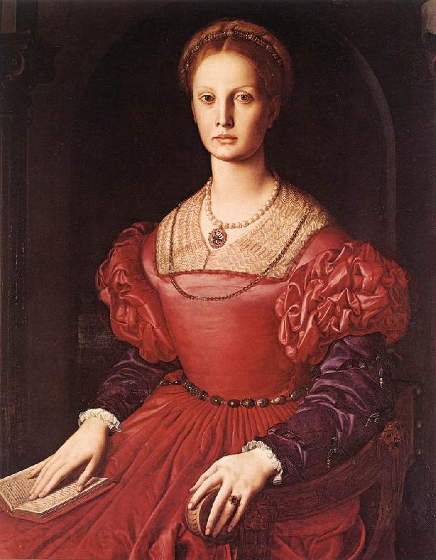 BRONZINO, Agnolo Portrait of Lucrezia Panciatichi fg